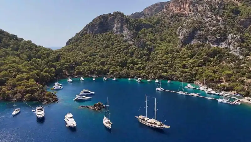 Göcek’in Gözde Koylarında Müzik Çalma Yasağı Uygulanmaya Başladı