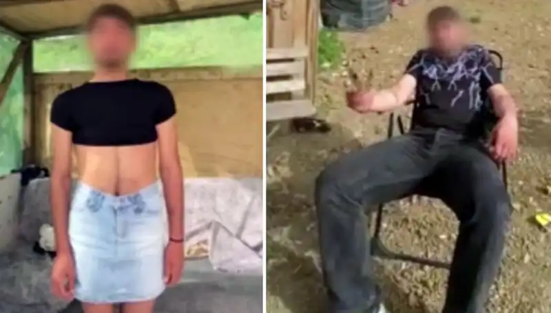 Hırsızları Gözaltına Aldı, Kadın Kıyafeti Giydirip Video Çektiler!